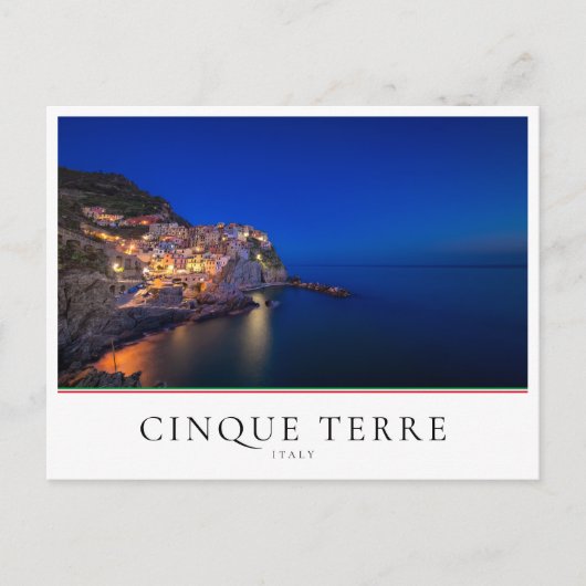 Gelijk makend in Manarola stad, Cinque Terre, Briefkaart (Voorkant)