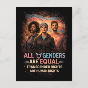 Gelijk Onder Elke Vlag Briefkaart