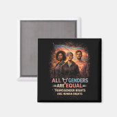 Gelijk Onder Elke Vlag Magneet (Voorkant / Achterkant)