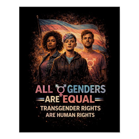 Gelijk Onder Elke Vlag Perfect Poster (Voorkant)