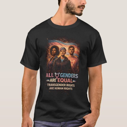 Gelijk Onder Elke Vlag T-shirt (Voorkant)