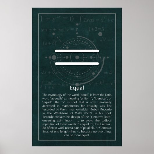 Gelijk Poster (Voorkant)