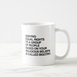GELIJK RECHT ONTKENNEN OP BASIS VAN JE RELIGIEUZE  KOFFIEMOK