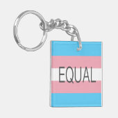 GELIJK Transgender Vlag Sleutelhanger (Voorkant Links)