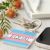 GELIJK Transgender Vlag Sleutelhanger (Voorkant Rechts)