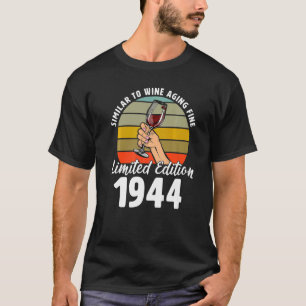 Gelijkaardig aan de wijnbouw in 1944, 78e Retro T-shirt