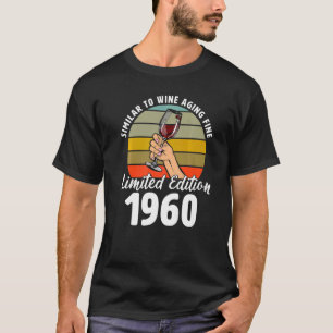 Gelijkaardig aan de wijnbouw in 1960, 62e Retro T-shirt
