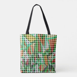 Gelijkaardig aan geweven mandje op een grasfoto tote bag