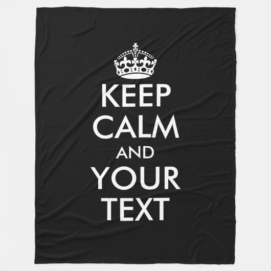 Gelijkaardig op maat, kalm grote zwarte deken (Voorkant)