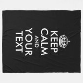 Gelijkaardig op maat, kalm grote zwarte deken (Voorkant (Horizontaal))