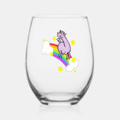 gelijkaardig wijnglas zonder voet (Voorkant)