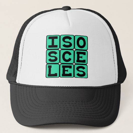 Gelijkbenig, Type Driehoek Trucker Pet (Voorkant)