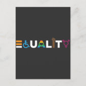 Gelijke behandeling LGBTQ Unitaire Pride Briefkaart (Voorkant)