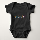 Gelijke behandeling LGBTQ Unitaire Pride Romper (Voorkant)