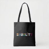Gelijke behandeling LGBTQ Unitaire Pride Tote Bag (Voorkant)