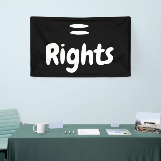 =(Gelijke behandeling) Rechten Spandoek (Beurs)