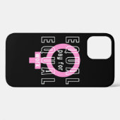 Gelijke beloning voor gelijk werk feminist Case-Mate iPhone case (Achterkant (horizontaal))