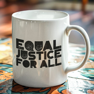 Gelijke gerechtigheid voor iedereen – Bold Stateme Koffiemok