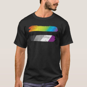 Gelijke kansen LGBTQ aseksuele vlag Ace Pride A T-shirt