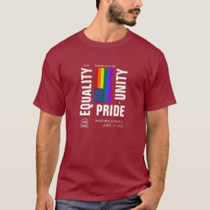 Gelijke kansen Maart voor Eenheid en Pride T-shirt