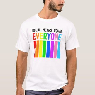 Gelijke kansen voor iedereen - Pride Flags T-shirt