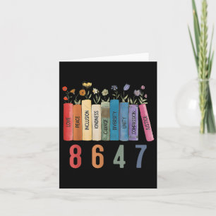 Gelijke rechten Boek Bloem 8647 Trump Feministisch Kaart