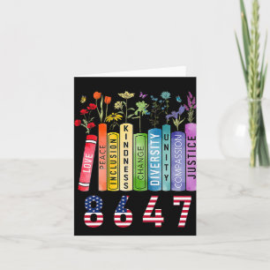 Gelijke rechten Boek Bloem Anti Trump Feministisch Kaart