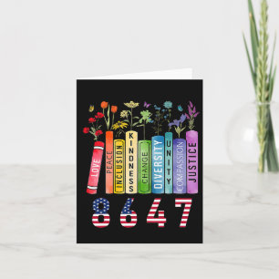 Gelijke rechten Boek Bloem Anti Trump Feministisch Kaart