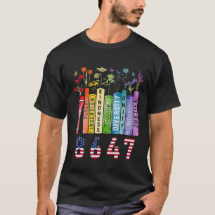 Gelijke rechten Boek Bloem Anti Trump Feministisch T-shirt