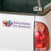 Gelijke rechten bumpersticker (Op Truck)