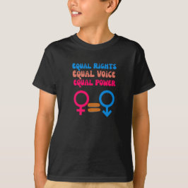 Gelijke Rechten Gelijke Stem Feministische Gelijkh T-shirt