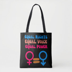 Gelijke Rechten Gelijke Stem Feministische Gelijkh Tote Bag