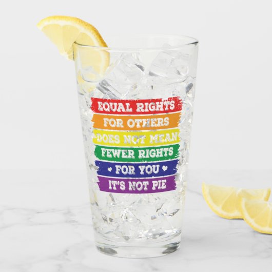 Gelijke rechten | LGBTQ-rechten | Pride Parade | A Glas (Voorkant ijs)