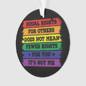 Gelijke rechten | LGBTQ-rechten | Pride Parade | A Ornament (voorkant)