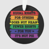 Gelijke rechten | LGBTQ-rechten | Pride Parade | A Ornament (voorkant)