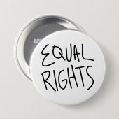 Gelijke rechten ronde button 7,6 cm (Voorkant /achterkant)