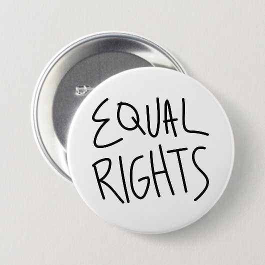 Gelijke rechten ronde button 7,6 cm (Voorkant /achterkant)