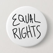 Gelijke rechten ronde button 7,6 cm (Voorkant)