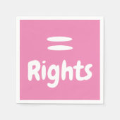 Gelijke rechten servet (Voorkant)