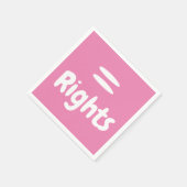 Gelijke rechten servet (Hoek)