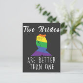 Gelijke rechten van de vrouw briefkaart (Staand voorkant)