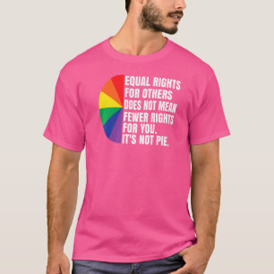 Gelijke rechten voor anderen betekenen niet minder t-shirt