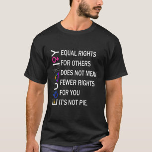 Gelijke rechten voor anderen betekenen niet minder t-shirt