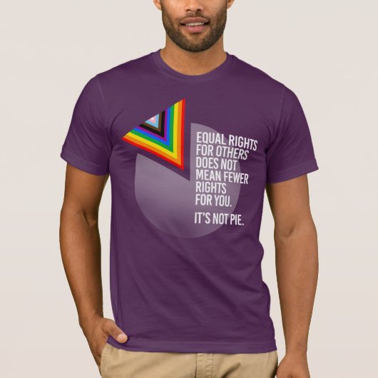 Gelijke rechten voor anderen t-shirt (Voorkant)
