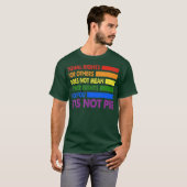 Gelijke rechten voor anderen t-shirt (Voorkant volledig)