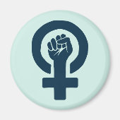 Gelijke rechten voor vrouwen magneet (Voorkant)
