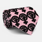 Gelijke rechten voor vrouwen stropdas (Opgerold)