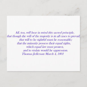 Gelijke wetgeving moet beschermen.... briefkaart