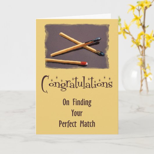 Gelijken: Congrats bij het Vinden van Uw Perfecte Kaart (Gele Bloem)