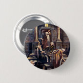 Gelijkenis van de tien maagden ronde button 5,7 cm (Voorkant /achterkant)